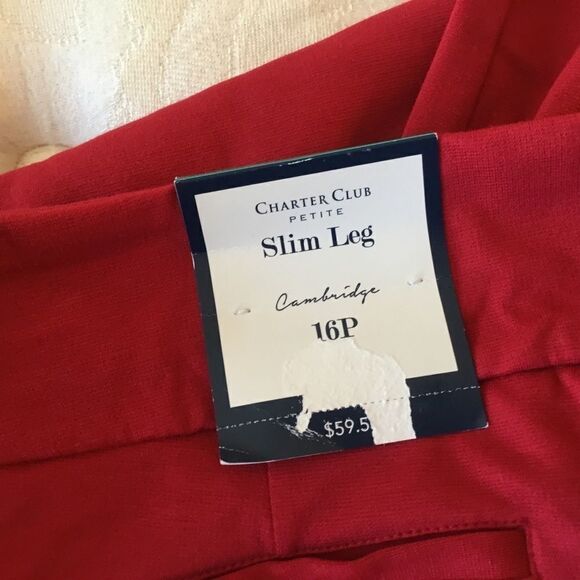 NWT. Charter Club Ponte Knit Slacks Size: … - Picture 8 of 16